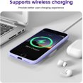 thumbnail image 5 of iPhone SE Case,iPhone 8 Case,Ultra Slim Fit Phone Cases Liquid Silicone Cover with Full Body Soft Bumper Protection Anti-Scratch Shockproof Case Compatible with iPhone SE/8/7 (Light Purple), 5 of 12