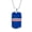 Military Chain (Gold), variant on Cape Verde Flag Dog Tag Necklace Stainless Steel 24" Chain Silver Tone or Gold Tone