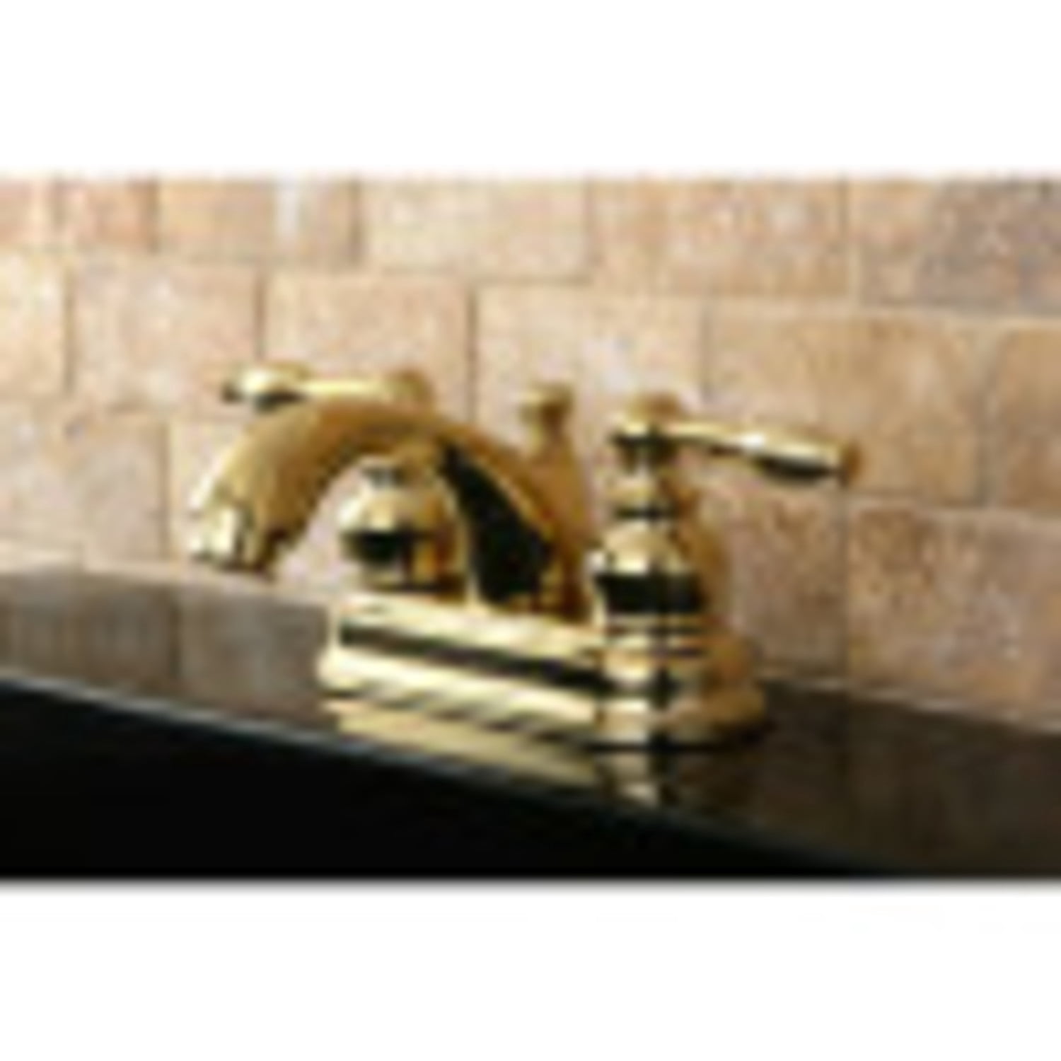 Kingston Brass Knight Two Handle 4" Centerset Lavatory Faucet with Retail Pop-up