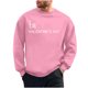 thumbnail image 2 of Amzcrzy Sudadera Para Hombre, Con Estampado De Corazones, Informal, De Manga Larga Y Cuello Redondo, Con Capucha, Color Rosa, L, 2 of 6