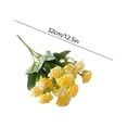 thumbnail image 3 of Ramo de flores artificiales de 12,6 pulgadas - Claveles tallo floral falso Arreglo decorativo de plástico Blanco naranja Azul Amarillo Púrpura Rosa para la decoración del salón de boda, 3 of 7