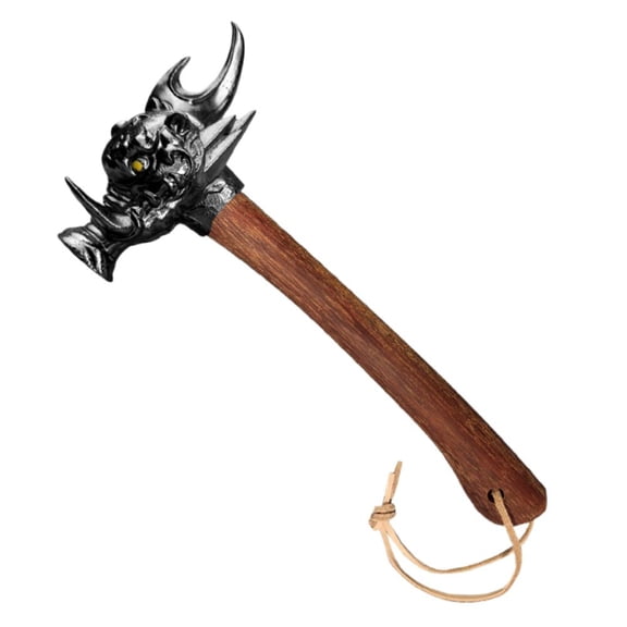 Stainless Steel Warthog Head Hammer with Bottle Opener Unique Collectible Tool and Decorative Display Piece