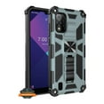 thumbnail image 2 of For Apple iPhone 13 Mini (5.4") Built in Magnetic Kickstand, Military Hybrid Heavy Duty Dual Layers Rugged Protective Phone Case Cover by Xpression [Gray], 2 of 9