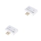 thumbnail image 3 of Hub de cargador Moyic USB2.0 ligero doble Adaptador Blanco 2Conjunto, 3 of 6