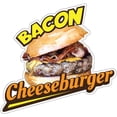 thumbnail image 1 of SignMission D-DC-24 Bacon Cheeseburger19 24 in. Bacon Cheeseburger Decal Concession Stand Food Truck Sticker, 1 of 1