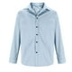 thumbnail image 4 of Blusa y camisa de manga larga con cuello vuelto para hombre, blusa informal de moda con cuello vuelto, manga larga, cremallera, botones de lino, blusa de algodón para hombre, 4 of 5