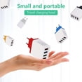 thumbnail image 3 of 4 USB Color Travel Charger 3A Phone Fast Charging Charger EU Plug Adapter, 3 of 9