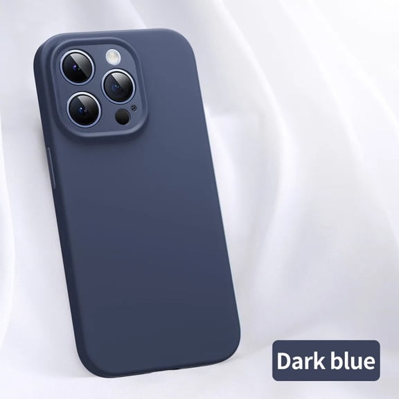 Liquid Silicone Case For IPhone 15 Pro Max Back Cover