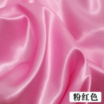 XmhyTop-A Pink Satin Fabric 100*150cm 1 Piece Polyester Wedding Fabric for Dresses, DIY Fabric for Crafts, Craft Fabric for Sewing Soft Satin Ideal for Bridal Gowns Handmade Projects
