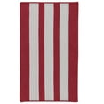thumbnail image 1 of Colonial Mills Rug EV67R096X132S Everglades Vertical Stripe Braided Area Rug  Sunset Red - 8 x 11 ft., 1 of 1