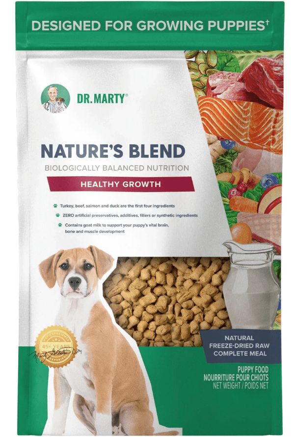 Dr. Marty Nature's Blend Healthy Growth Freeze Dried Raw Food for Puppies, 6-oz (3 pack)