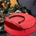 thumbnail image 2 of Bag Durable Waterproof And Portable Tree Storage Christmas Tree Storage Opening Wide Waterproof And Oxford Lining Red 122x38x51cm Red Red 60x18cm, 2 of 8