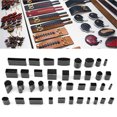 thumbnail image 1 of 39pcs Shape Style Hole Hollow Cutter Punch Leather Craft DIY Tool Metal with 39 Different Sizes, for Handcrafted, Mobile Phone Universal Leather Case Puncher, 1 of 7