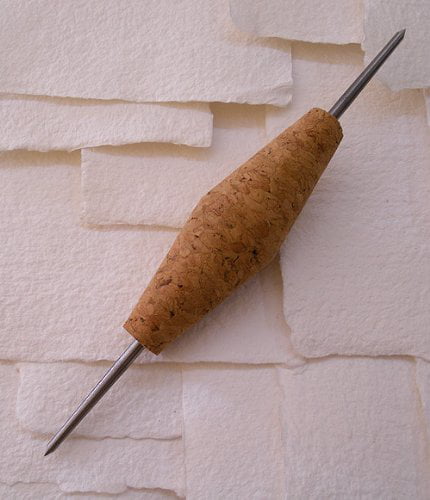 6 Inches Long Cork Handled Double Point Etching Needle 