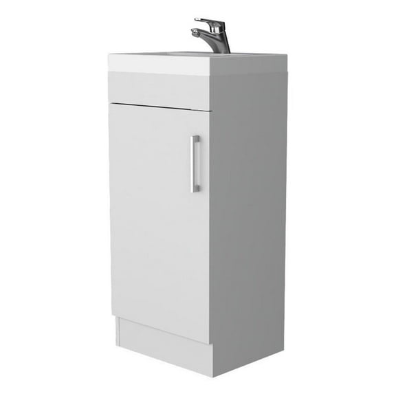 Fm Furniture Madrid Bathroom Vanity in melamine with 1 door