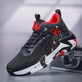 thumbnail image 2 of Men’s High Top Basketball Sneakers Breathable Non Slip Athletic Shoes with Cushioned EVA Sole for Running Training Gym Outdoor Sports and Casual Wear, 2 of 9