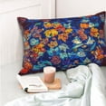 thumbnail image 4 of Kdxio Colorful Fall Leaves Print Pillows Covers Cases Bedroom Decor Decoration Rectangle Two Sides Printed-20"x30", 4 of 6