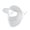 Grey, variant on Mdesiwst Extended Brim Solid Color Cycling Headgear with Ear Loop Eyes Exposed Ice Silk Face Guard Sports Headwear Outdoor Supplies