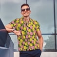 thumbnail image 4 of Fotbe Tulips Flowers Camiseta Polo de Golf para Hombre con Estampado – Camisa Deportiva Transpirable con Cuello Abotonado-Small, 4 of 6