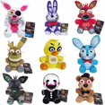 thumbnail image 2 of New 1pcs FNAF Plush Toys 18cm Freddy Bear Foxy Chica Bonnie Plush Stuffed Toys Doll for Kids Gifts, 2 of 5