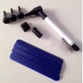 thumbnail image 1 of Otoscopio portátil para estudiantes de enfermería médica, juego de herramientas de microscopio portátil para el cuidado de los oídos con 4 puntas de otoscopio (1 juego, negro) ZefeiWu 8390606873835, 1 of 1