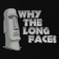 thumbnail image 2 of CafePress - Why The Long Face? Maternity Dark T Shirt - Maternity Dark T-Shirt, 2 of 3