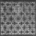 thumbnail image 1 of Ahgly Company Indoor Square Oriental Gray Industrial Area Rugs, 3' Square, 1 of 4