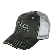 Peterbilt Motors Trucks Worn Vintage Look Charcoal Denim Hat/Cap