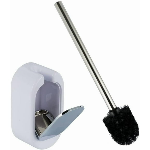 Toilet Brush Set Wall-Mounted Toilet Brush Holder for Toilet WC Bathroom Cleaning