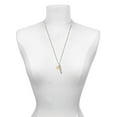 thumbnail image 3 of Delight Jewelry Goldtone Class of 2022 Silvertone Always My Sister Bar Charm Necklace, 23", 3 of 4