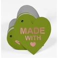 thumbnail image 3 of Inkdotpot Rose Gold Foil Paper Hang Tags Made With Love Wedding Favor Tags 100 Pieces, 3 of 6