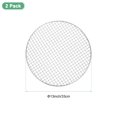 thumbnail image 3 of Uxcell 2-Pack Cooling Rack, 13" Round Stainless Steel Baking Rack for BBQ/Cooking/Roasting/Grilling/Steaming/Drying, Wire Cooling Rack for Baking [Silver], 3 of 7