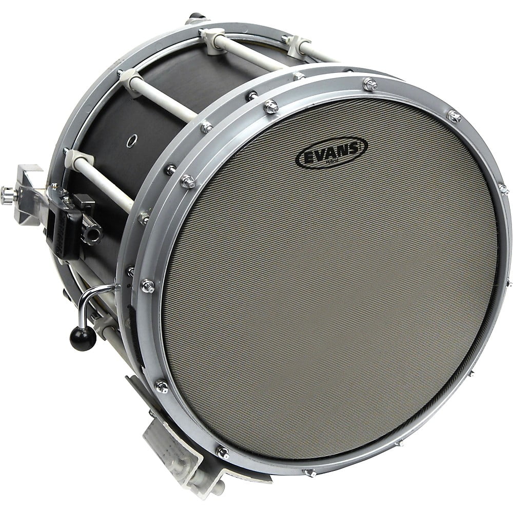 14 Inch Evans Hybrid White Marching Snare Drum Head 