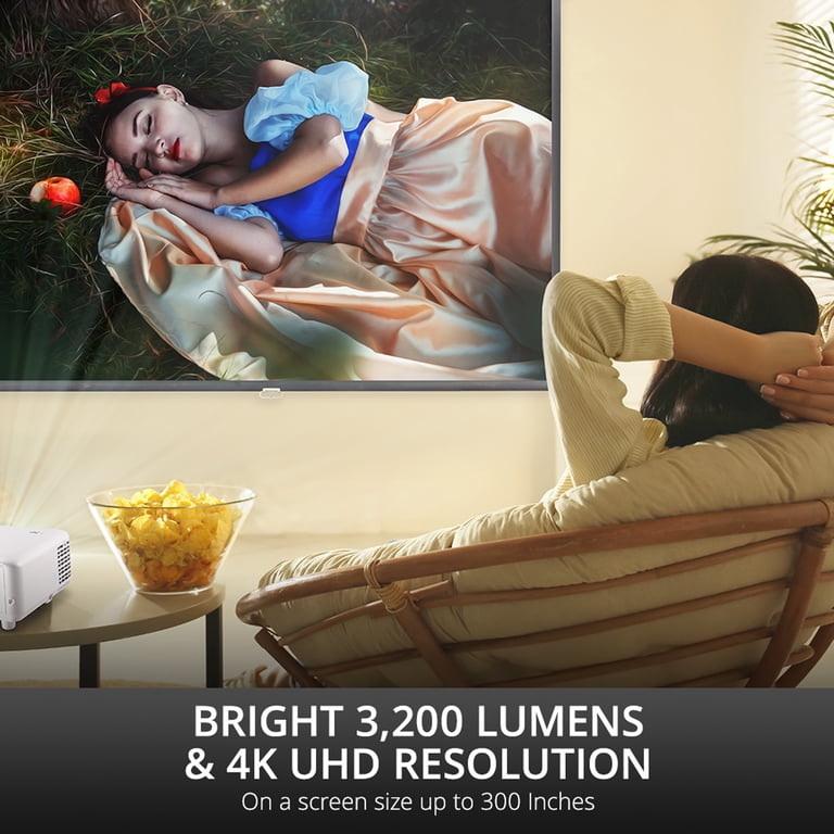 ViewSonic PX701-4K Smart High Def, Ultra HD, 3200 Lumens, 240Hz