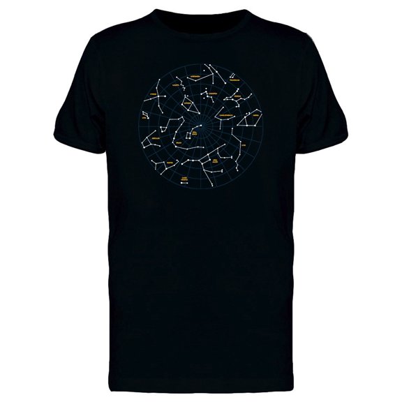 Sky Map Constellations Tee Men's -Image by Shutterstock