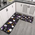 thumbnail image 2 of Halloween Gnomes and Pumpkins Kitchen Rugs Sets Of 2,Anti Fatigue Kitchen Mat Rugs Non Slip Washable,Decorative Kitchen Floor Mats for Kitchen,Sink,Laundry,17"X30"+17"X47", 2 of 7