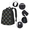 thumbnail image 2 of Sikiie Faces Of The Cat Print Simple Backpack, Large Capacity Adjustable Shoulder Strap Campus Backpack Travel Sports Bag, Unisex, 2 of 6