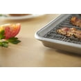 thumbnail image 3 of USA Pan Non-Stick Quarter Baking Sheet Pan & Rack Set, 9" x 13", 3 of 5