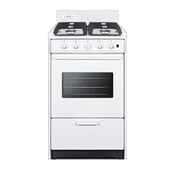 20" Wide Gas Range, Sealed Burners