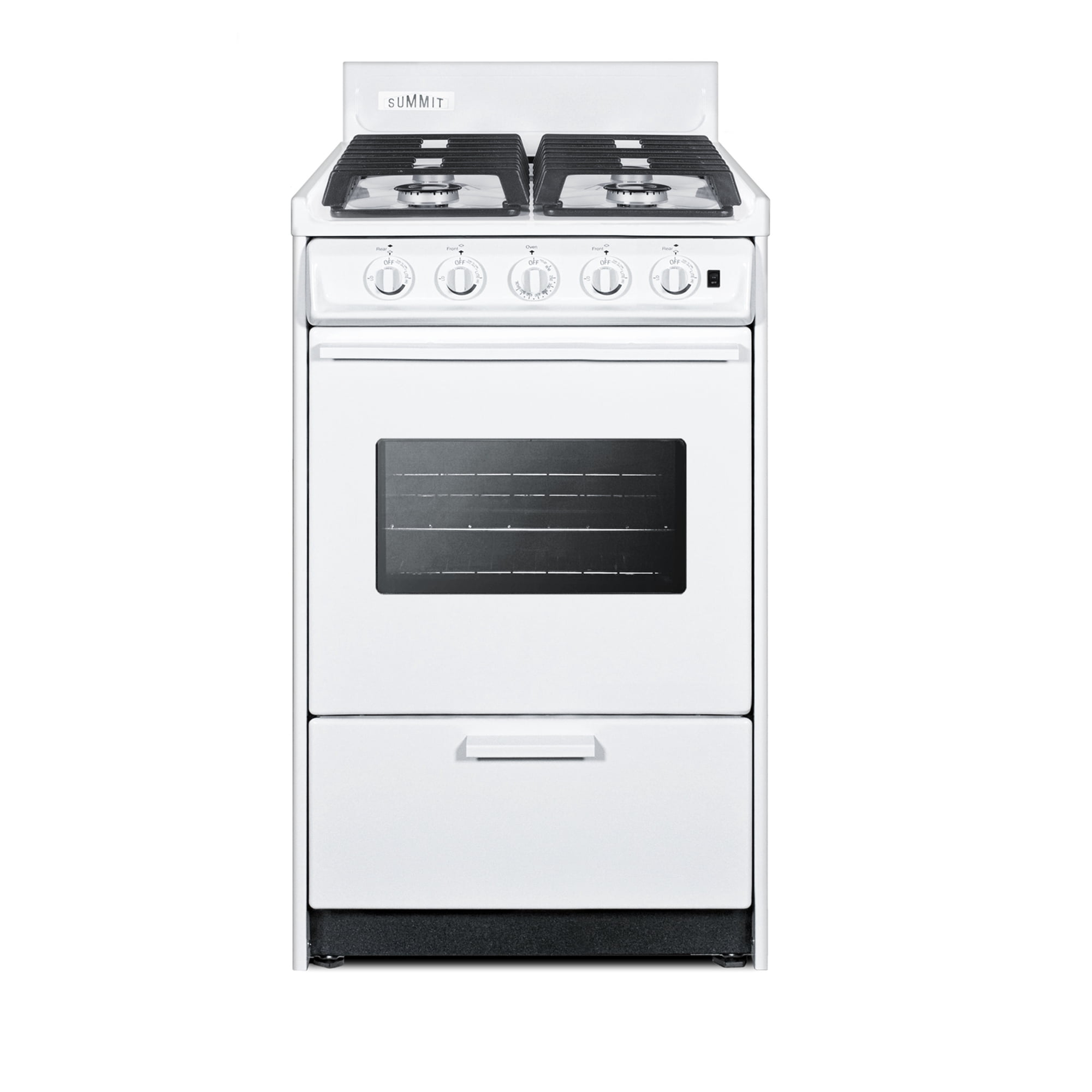20" Wide Gas Range, Sealed Burners