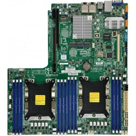 Supermicro MBD-X11DDW-L-O X11DDW-L - Motherboard - Socket P - 2 CPUs supported - C621 - USB 3.0 - 2 x Gigabit LAN - onboard
