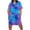Blue summer dress for women, variant on up to 60% off Gifts Summer Dresses for Women Fashion Plus Size Pocket Swing Tunic Knee-Length Dresses Short Sleeve V-Neck Tie-Dye Print Midi 2023 Casual Dress Multicolor xxxl Under $5