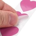 thumbnail image 4 of 2 rollos de 1000 pegatinas de papel con forma de corazón, etiquetas autoadhesivas, pegatinas en rollo, etiquetas de regalo, 4 of 4