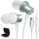 thumbnail image 1 of wonima11 USB C Plug in Headphones for Apple iPhone 16 Pro Max 15 16e for iPad Type C Wired Earbuds Small Ear Buds Corded Earphones for Google Pixel 10 9 9a for Samsung Galaxy S25 S24 S23 Android Green, 1 of 1