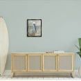 thumbnail image 2 of Stupell Industries Coastal Pelican Bird Abstract Portrait Painting Jet Black Floating Framed Canvas Print Wall Art, Design by Paul Brent, 2 of 8