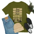 thumbnail image 1 of Love Faith Hope Unisex Jersey Short Sleeve Tee, 1 of 10