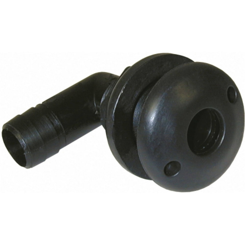 TH Marine 90 Degree Specialty ThruHull Fitting with Spanner Head 3/4