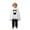 White, variant on Gunia Kids White Ghost Hooded Cape For Boys Girls 2 Piece Halloween Costumes Cosplay Cloak Cute Party Dress Up Outfits Poncho,Size 1-7 Years