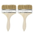 thumbnail image 1 of Pincel de Cerda Natural de 4 Pulgadas con Mango de Madera 2 Pack, 1 of 5