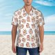 thumbnail image 2 of Fotbe Farm Cow Animal Camisa Hawaiana para Hombre Unisex – Camisa Casual de Verano con Botones de Manga Corta de Algodón y Lino,Medium, 2 of 7